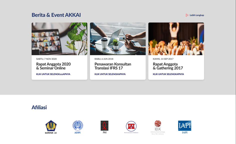 AKKAI Website Design